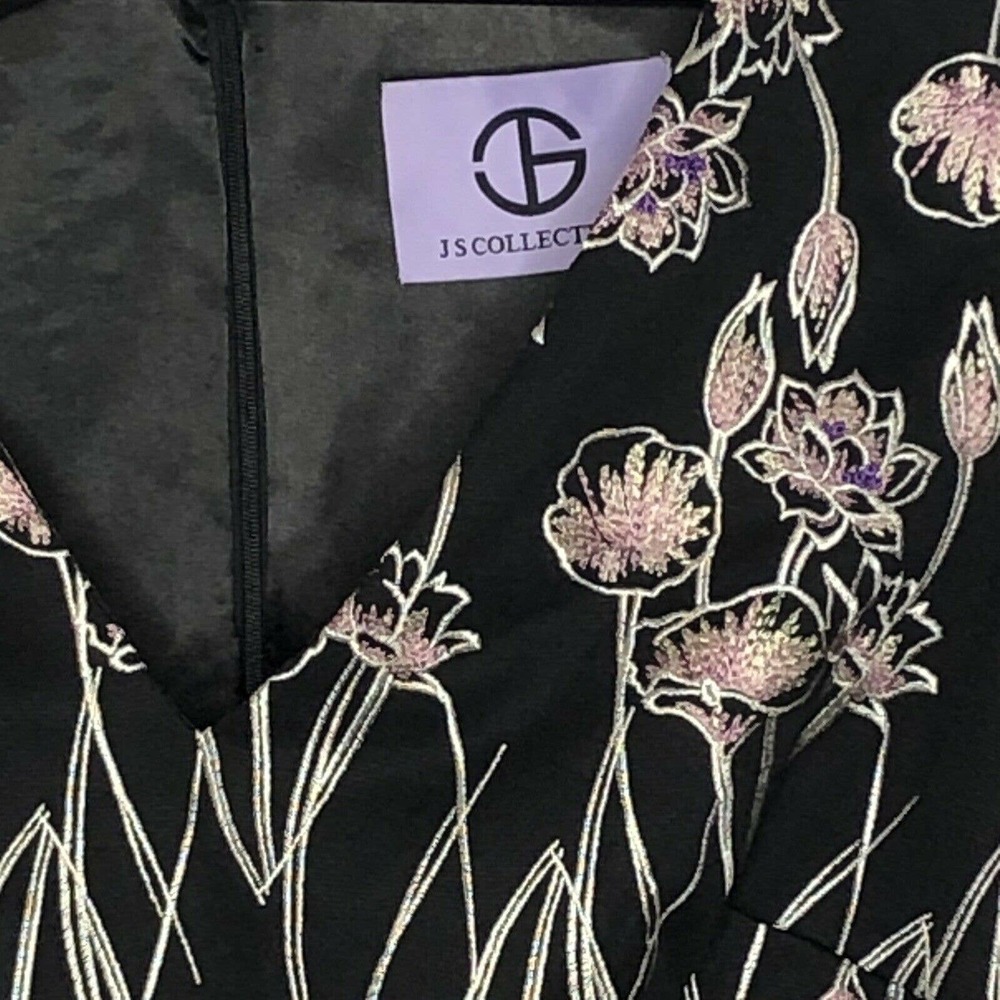 Js Collections Floral Crepe Jumpsuit Size 16 - image 6